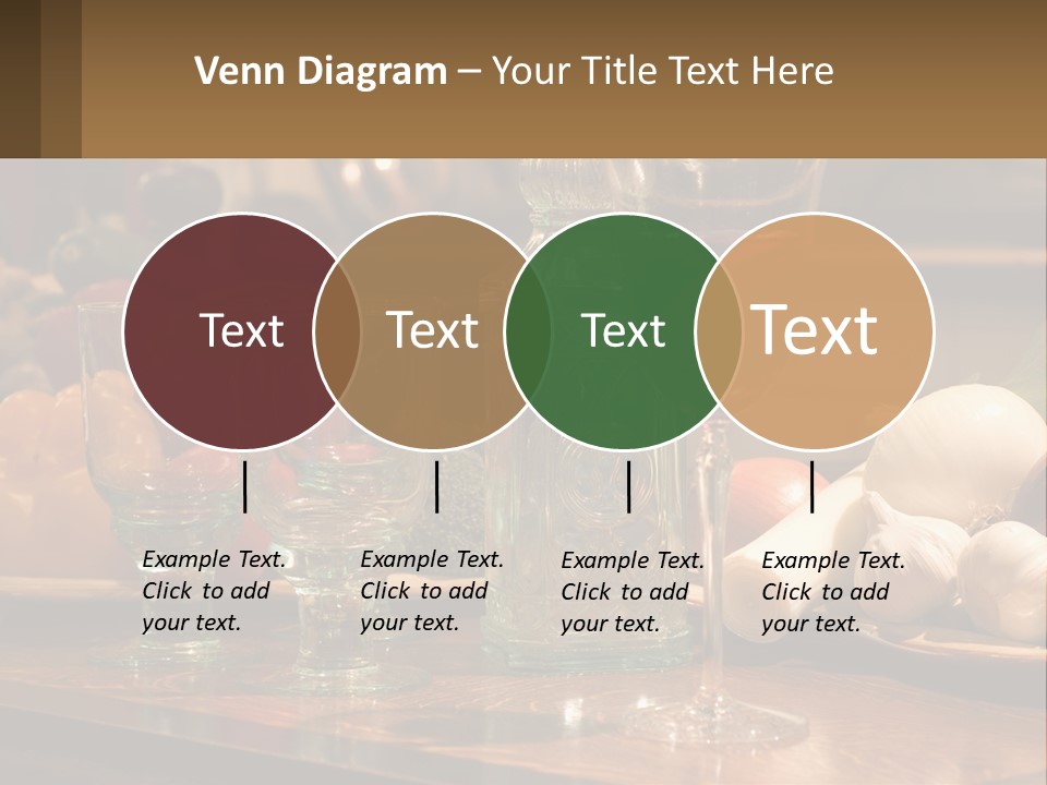 Decanter With Glasses PowerPoint Template