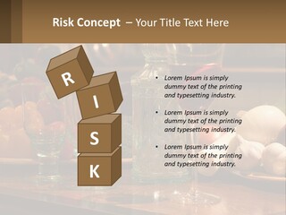 Decanter With Glasses PowerPoint Template