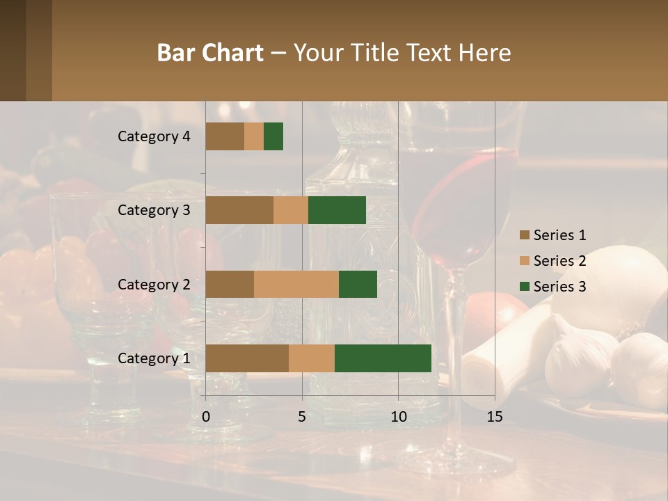 Decanter With Glasses PowerPoint Template