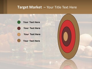 Decanter With Glasses PowerPoint Template