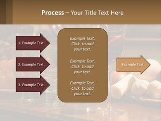 Decanter With Glasses PowerPoint Template