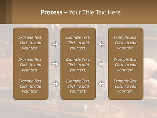 Decanter With Glasses PowerPoint Template