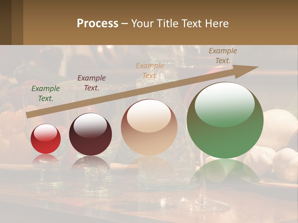 Decanter With Glasses PowerPoint Template