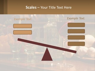 Decanter With Glasses PowerPoint Template