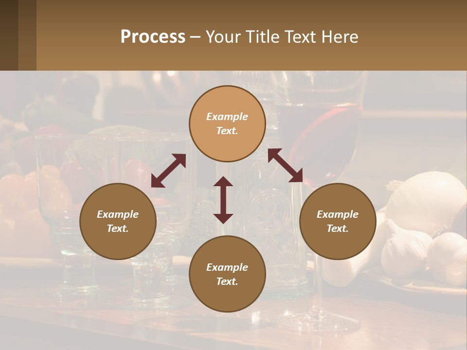 Decanter With Glasses PowerPoint Template