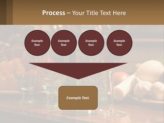Decanter With Glasses PowerPoint Template