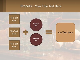 Decanter With Glasses PowerPoint Template