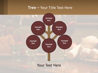 Decanter With Glasses PowerPoint Template