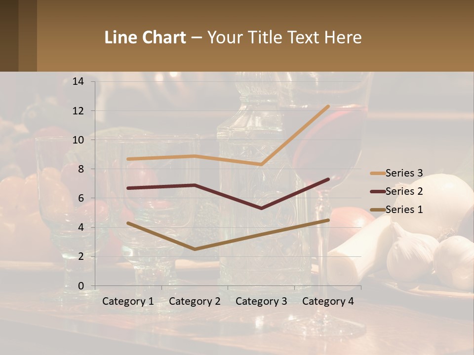 Decanter With Glasses PowerPoint Template