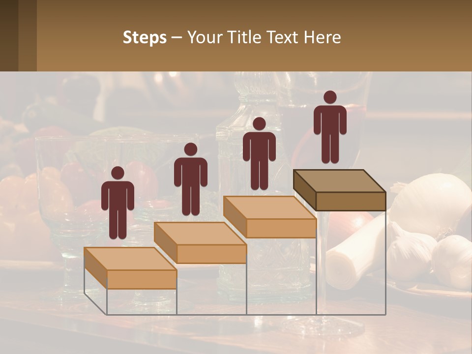 Decanter With Glasses PowerPoint Template