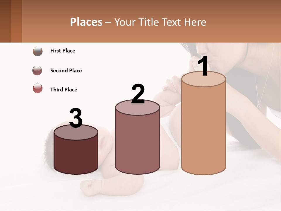 Mom With Baby 3 PowerPoint Template