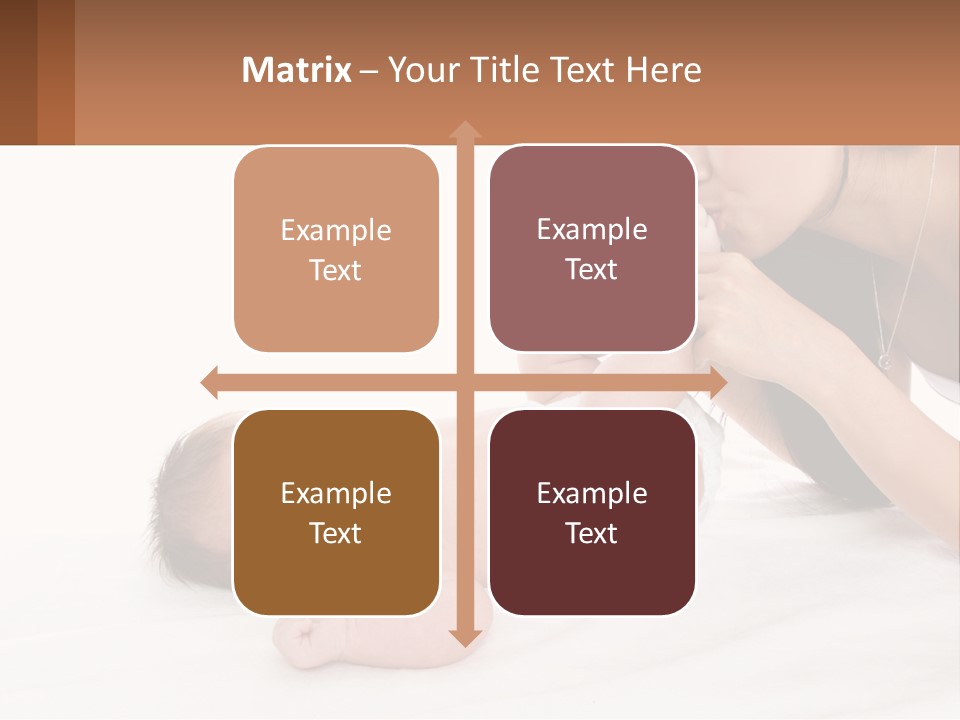 Mom With Baby 3 PowerPoint Template