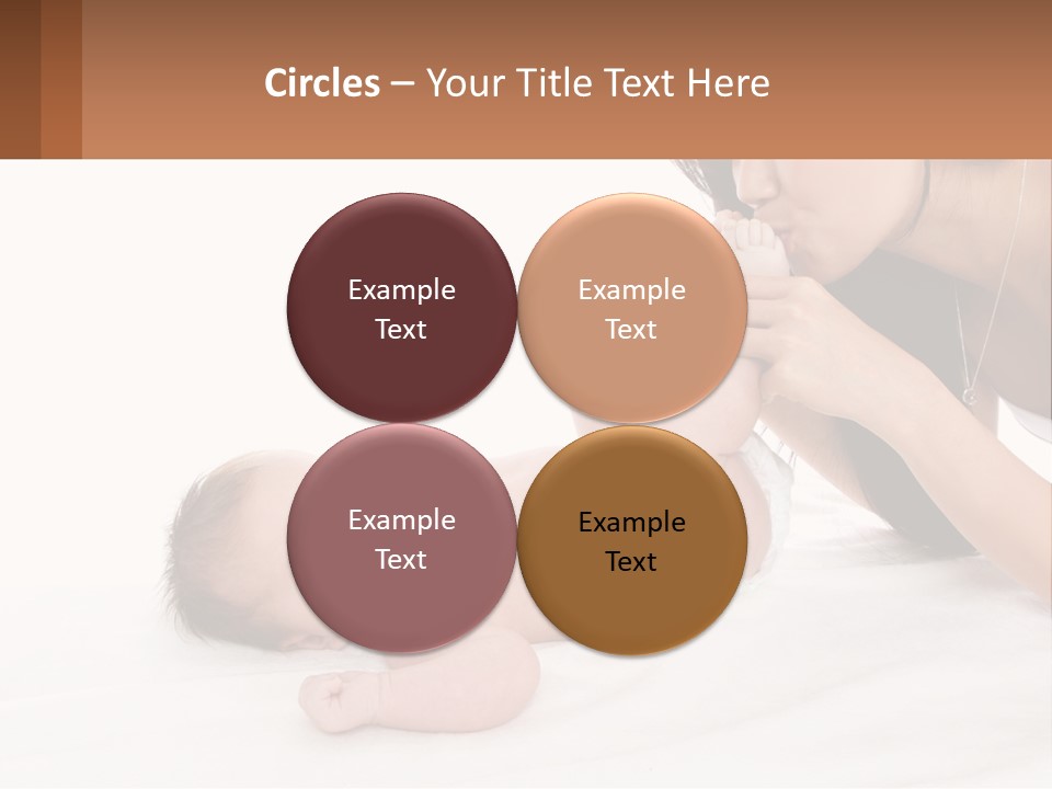 Mom With Baby 3 PowerPoint Template