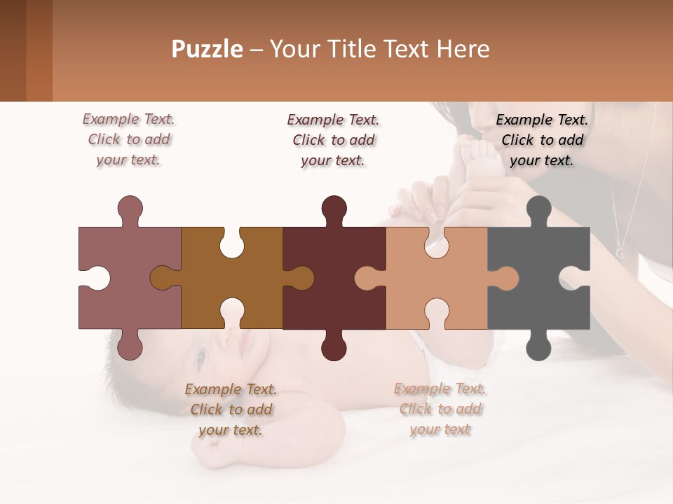 Mom With Baby 3 PowerPoint Template