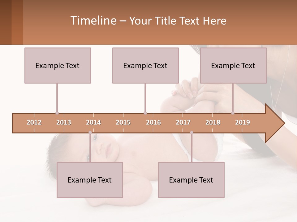 Mom With Baby 3 PowerPoint Template