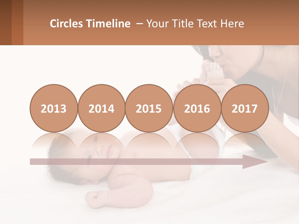 Mom With Baby 3 PowerPoint Template