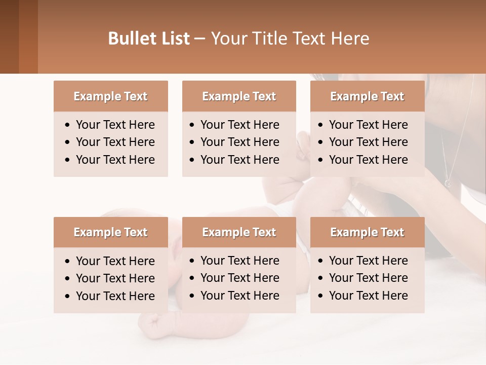 Mom With Baby 3 PowerPoint Template