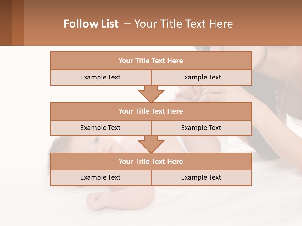 Mom With Baby 3 PowerPoint Template