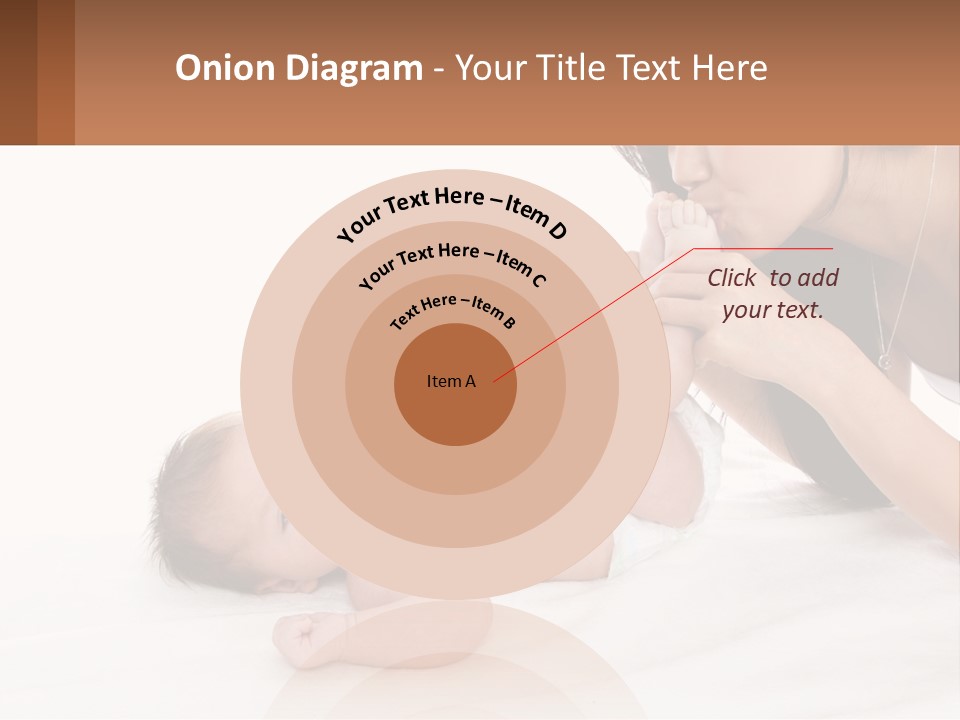 Mom With Baby 3 PowerPoint Template