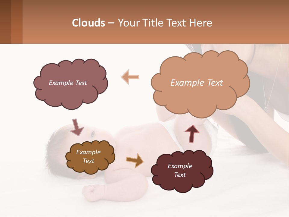 Mom With Baby 3 PowerPoint Template