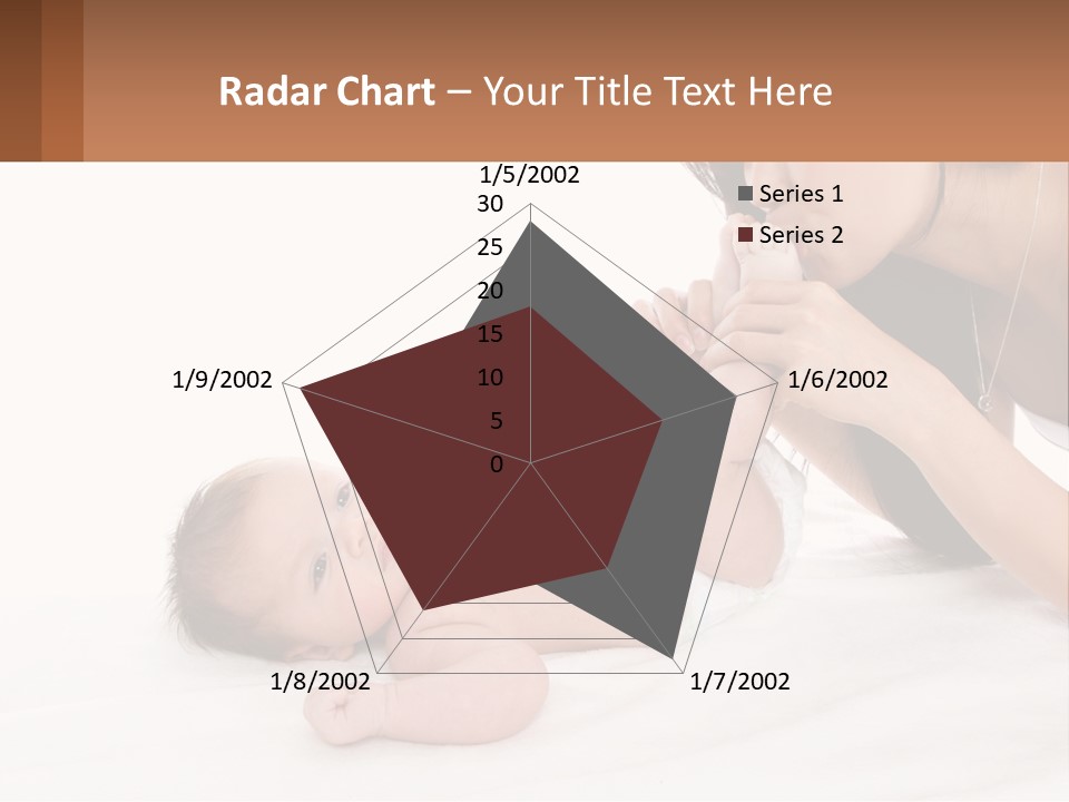 Mom With Baby 3 PowerPoint Template