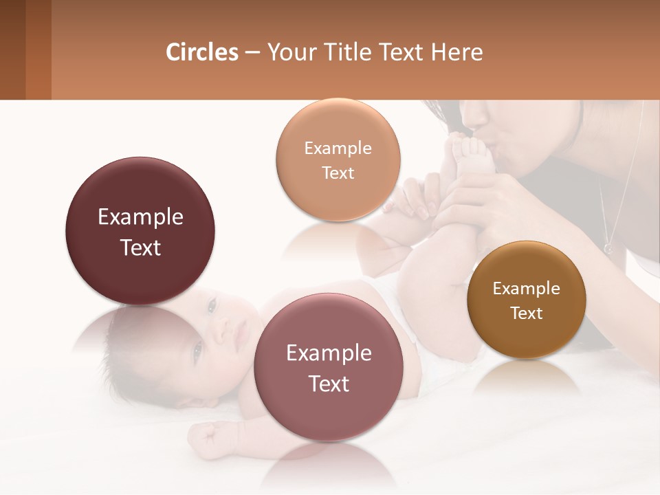 Mom With Baby 3 PowerPoint Template
