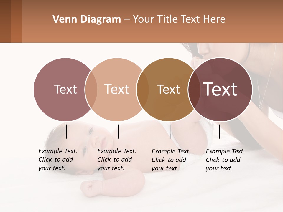 Mom With Baby 3 PowerPoint Template