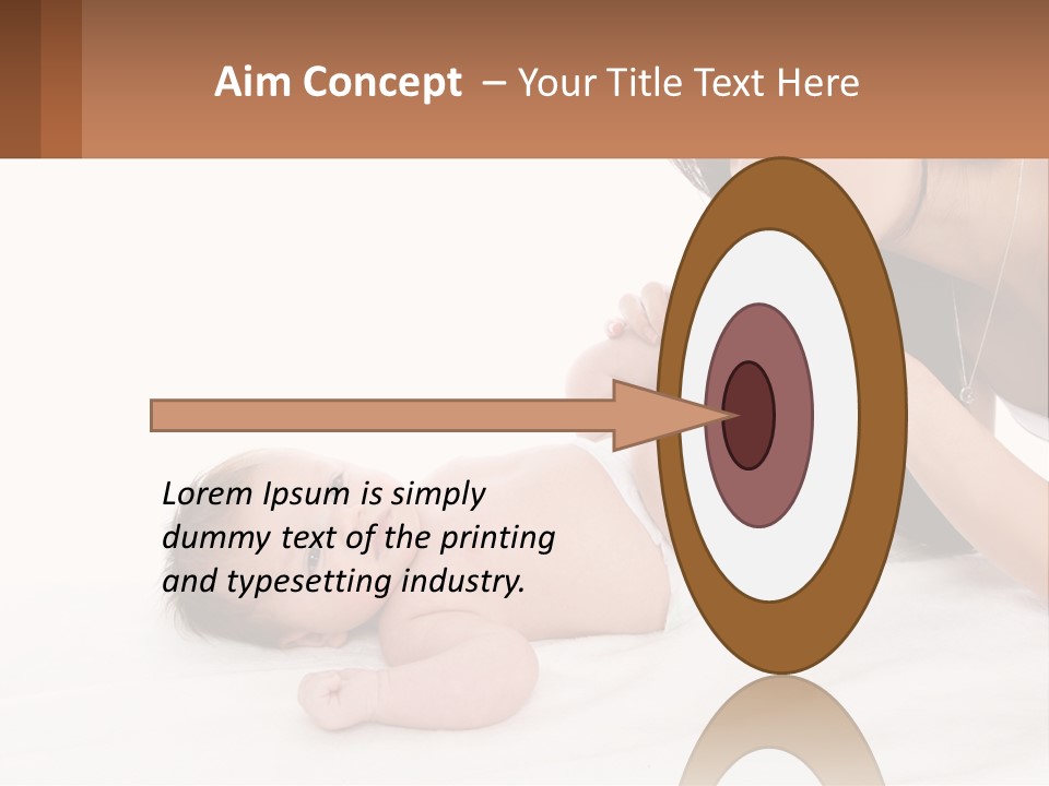 Mom With Baby 3 PowerPoint Template