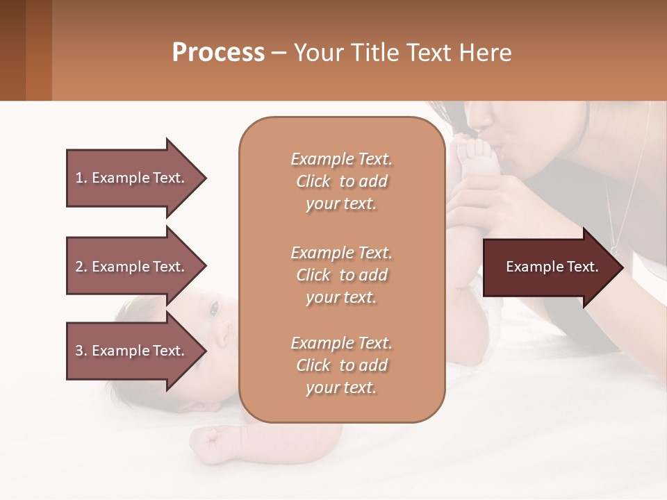 Mom With Baby 3 PowerPoint Template