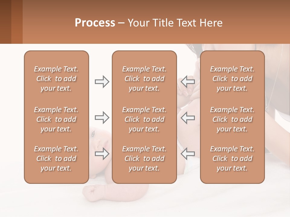 Mom With Baby 3 PowerPoint Template