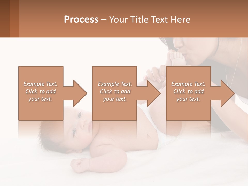 Mom With Baby 3 PowerPoint Template