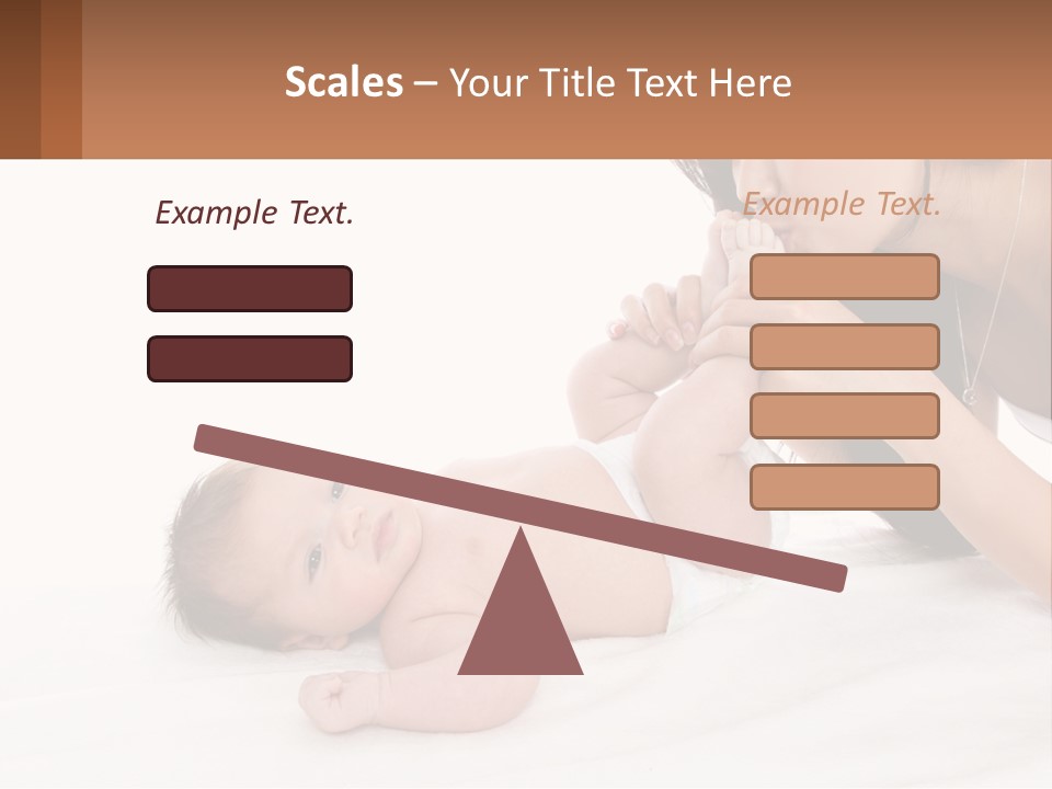 Mom With Baby 3 PowerPoint Template