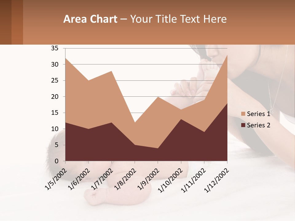 Mom With Baby 3 PowerPoint Template