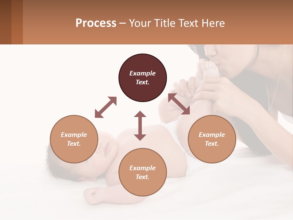 Mom With Baby 3 PowerPoint Template