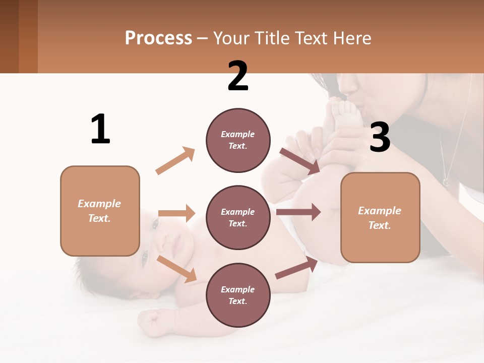 Mom With Baby 3 PowerPoint Template