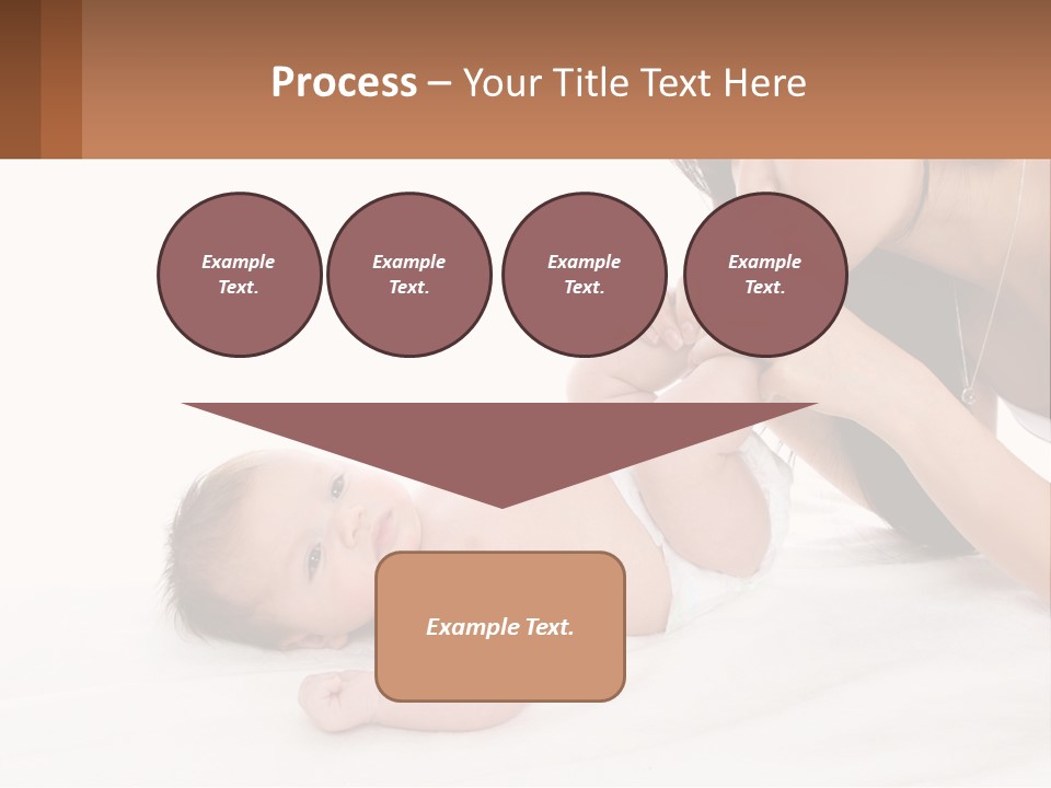 Mom With Baby 3 PowerPoint Template