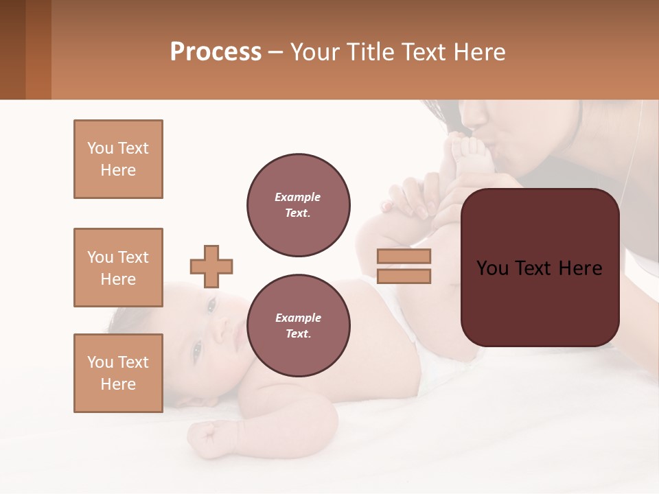 Mom With Baby 3 PowerPoint Template