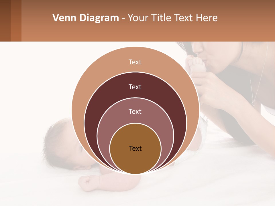 Mom With Baby 3 PowerPoint Template