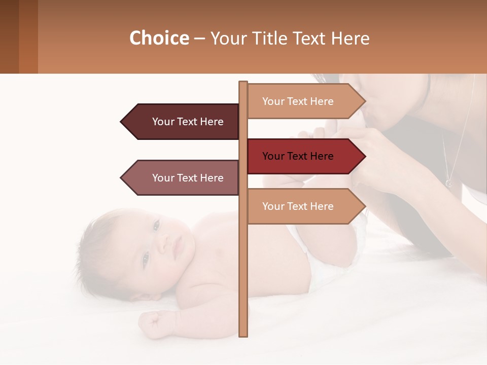 Mom With Baby 3 PowerPoint Template