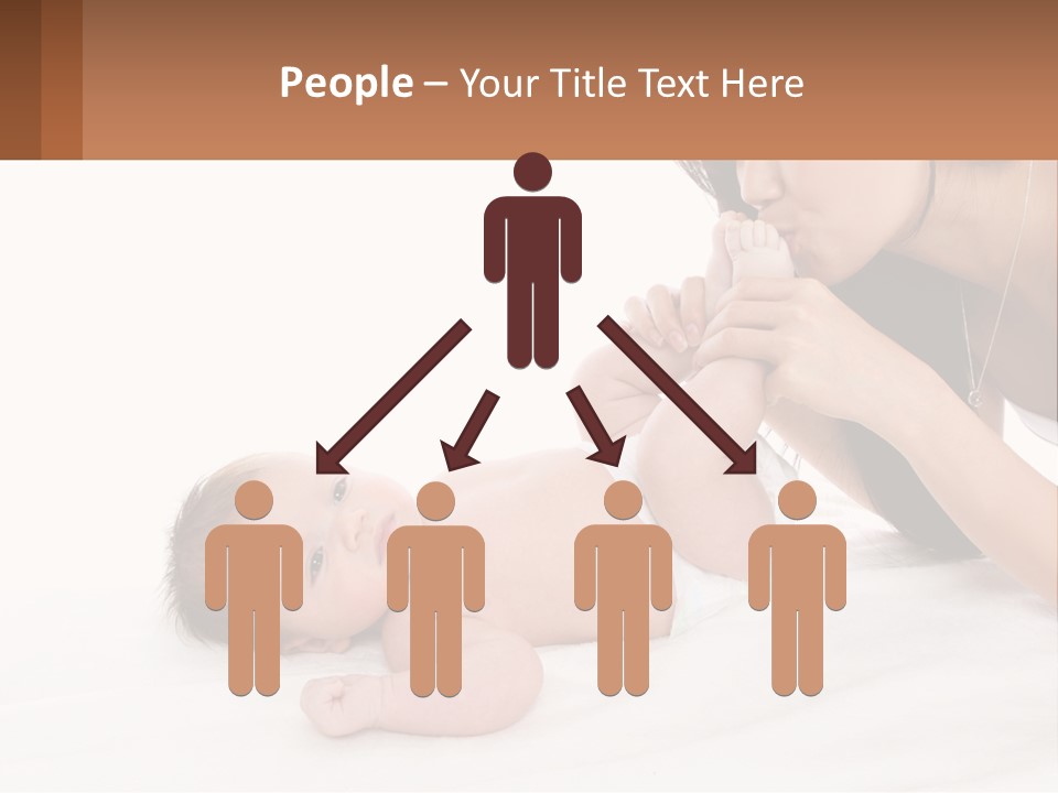 Mom With Baby 3 PowerPoint Template