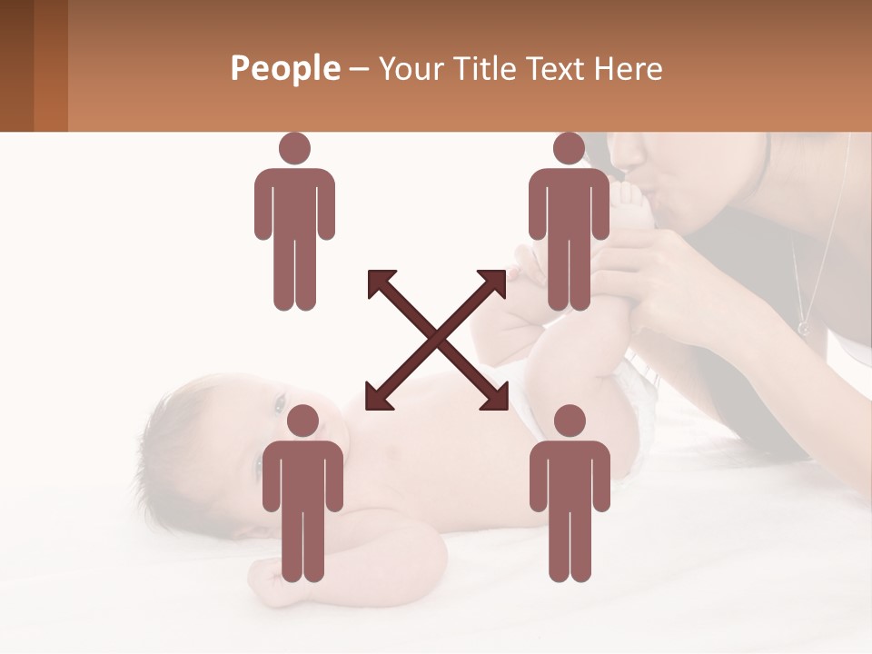 Mom With Baby 3 PowerPoint Template