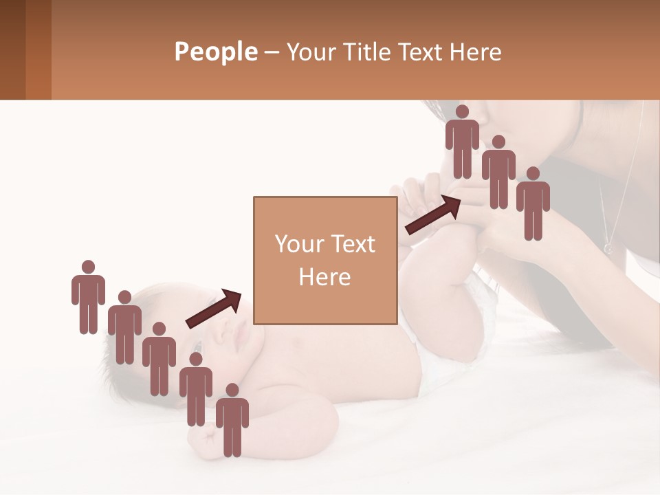 Mom With Baby 3 PowerPoint Template