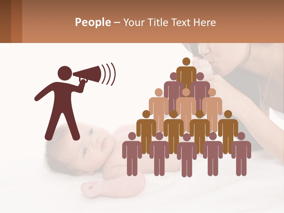 Mom With Baby 3 PowerPoint Template