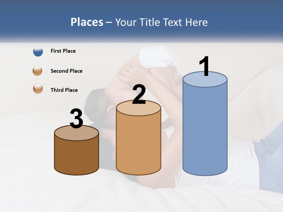 Mom With Baby 2 PowerPoint Template