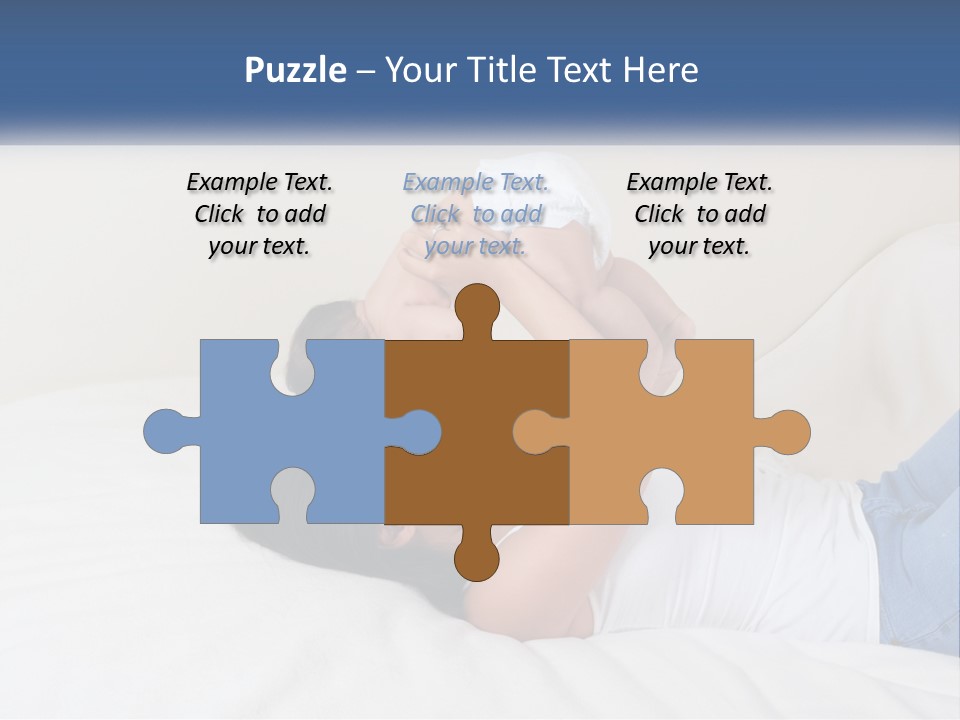 Mom With Baby 2 PowerPoint Template