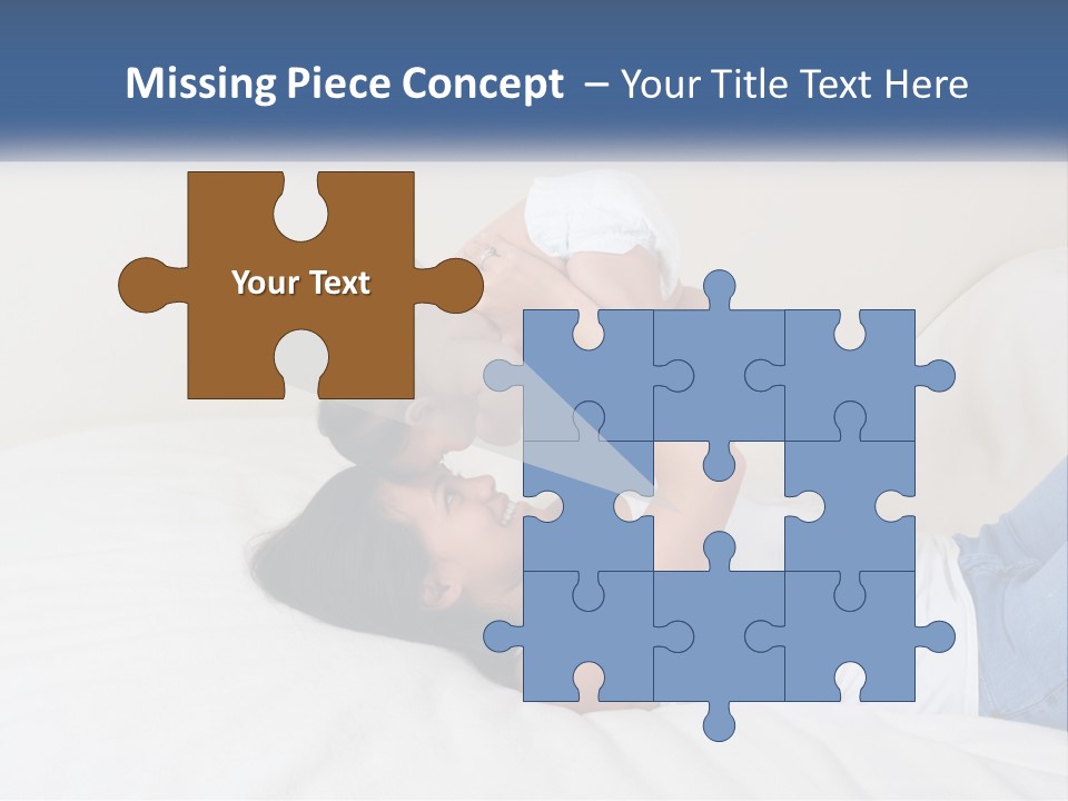 Mom With Baby 2 PowerPoint Template