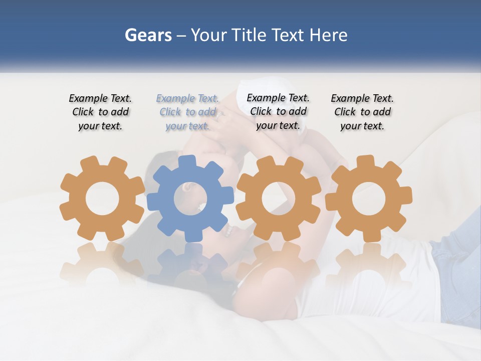 Mom With Baby 2 PowerPoint Template