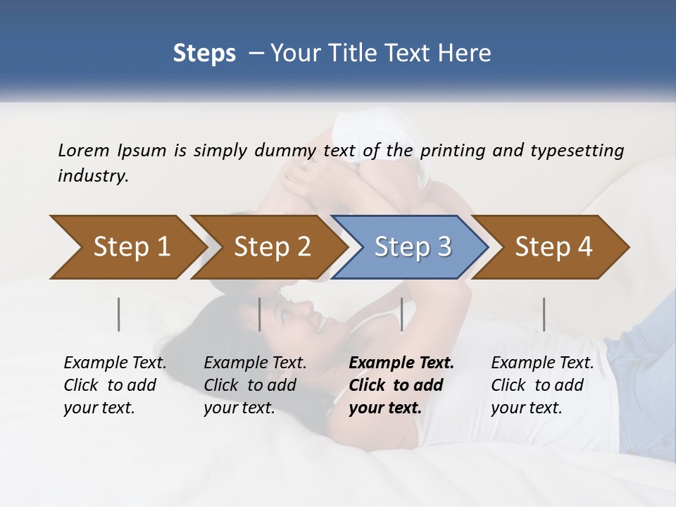 Mom With Baby 2 PowerPoint Template