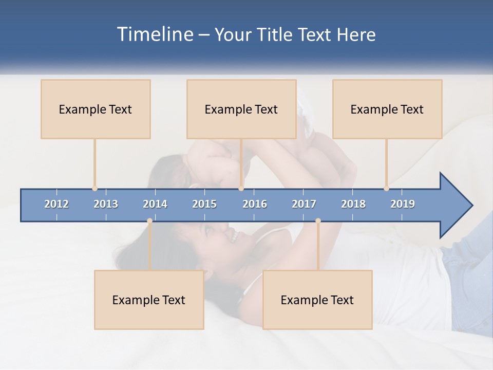 Mom With Baby 2 PowerPoint Template
