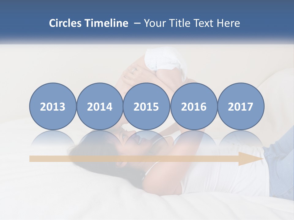 Mom With Baby 2 PowerPoint Template